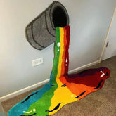 Creative Wall Hanging Rainbow Waterfall Rug | Yedwo Design